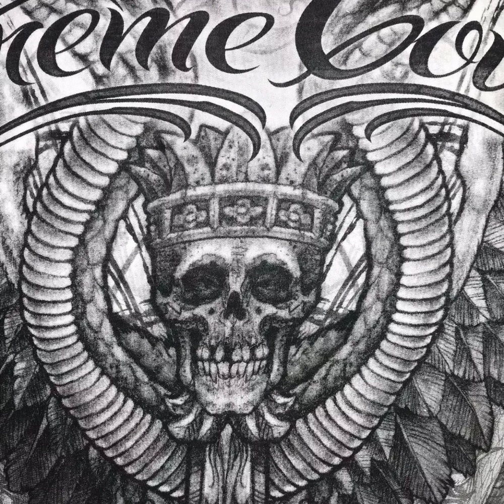 Xtreme Couture By Affliction Men T-Shirt GRAVE ROBBER Biker MMA - Picture 8 of 8